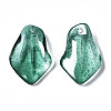 Spray Painted Glass Pendants GLAA-N042-002-C01-3