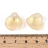 Transparent Glass Petal Pendants GLAA-T030-05D-3