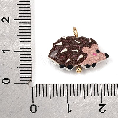 Baking Paint Alloy Pendants AL-CBA0BFE-01D-1