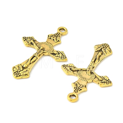 Tibetan Style Pendants GLF11118Y-1