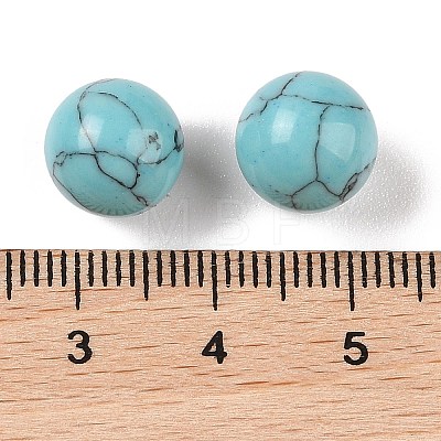 Synthetic Turquoise No Hole Sphere Beads G-K353-04A-12-1