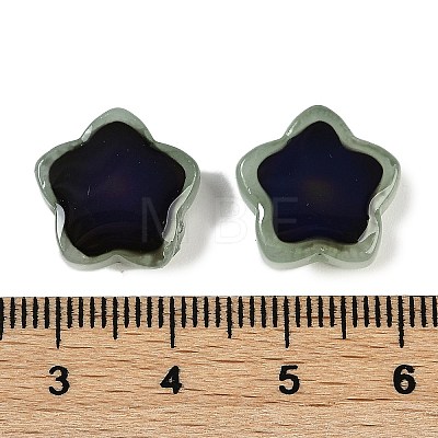 Two Tone Glass Beads GLAA-Z007-06D-1