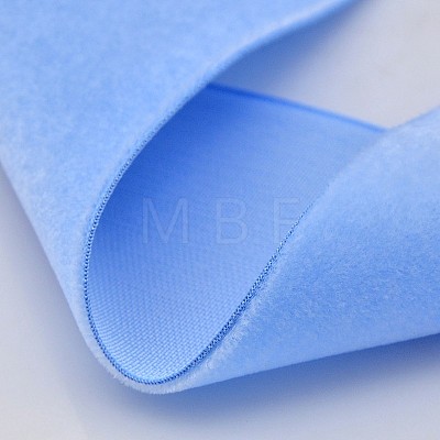Polyester Velvet Ribbon for Gift Packing and Festival Decoration SRIB-M001-26mm-336-1