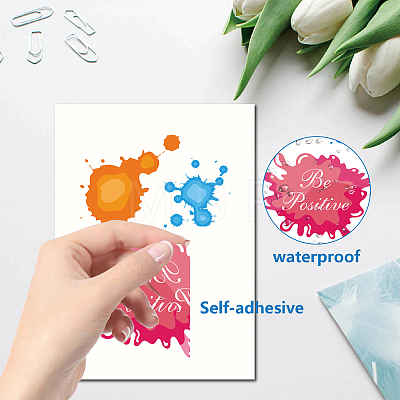 8 Sheets 8 Styles PVC Waterproof Wall Stickers DIY-WH0345-149-1