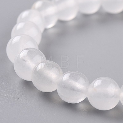 Dyed Natural Jade Beads Stretch Bracelets BJEW-G633-B-24-1