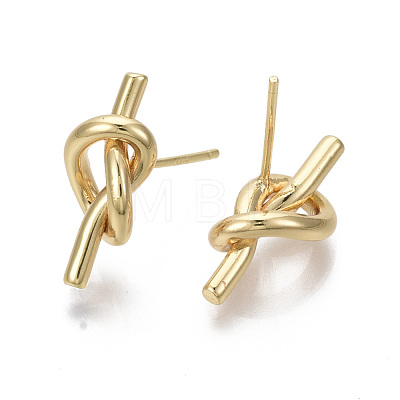 Brass Stud Earrings KK-R132-061-NF-1