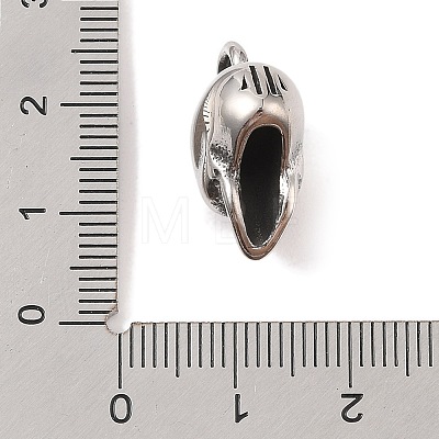 304 Stainless Steel Pendants STAS-C109-17AS-1