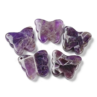 Natural Amethyst Pendants G-D087-01F-1