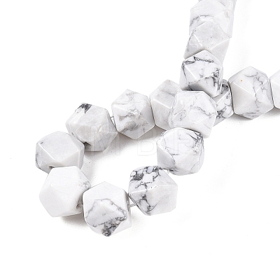 Natural Howlite Beads Strands G-T138-35-1