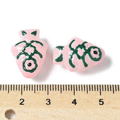 Baking Paint Glass Enamel Beads BLOW-D300-04H-1