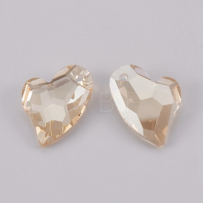 K9 Glass Rhinestone Pendants GLAA-F083-01A-06-1