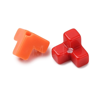 Opaque Acrylic Beads SACR-T362-01A-1