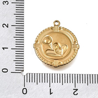 304 Stainless Steel Pendants SA-CBAF4B0-02G-03-1