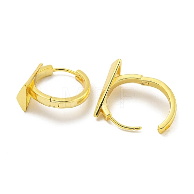 Brass Hoop Earrings EJEW-L211-007G-1