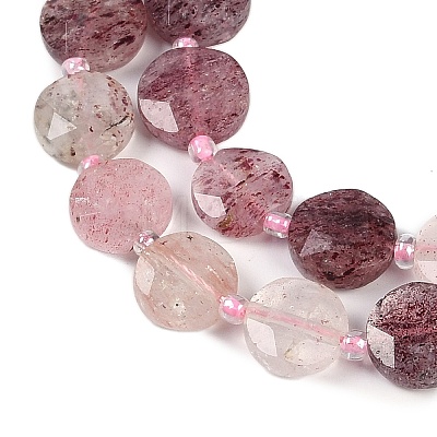 Natural Strawberry Quartz Beads Strands G-C116-A41-01-1