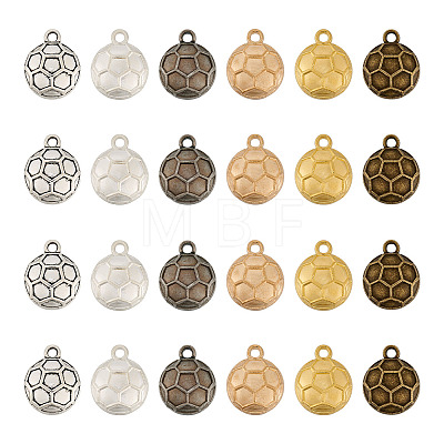 36Pcs 6 Colors Alloy Charms FIND-CW0001-19-1