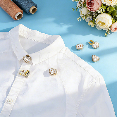 6Pcs Alloy Cufflinks HJEW-PH02572-1