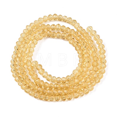 Glass Beads Strands EGLA-A044-T1mm-D03-1