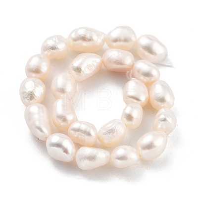 Natural Cultured Freshwater Pearl Beads Strands PEAR-P062-29A-1