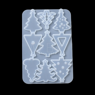 DIY Christams Silicone Pendant Molds DIY-F140-02A-1