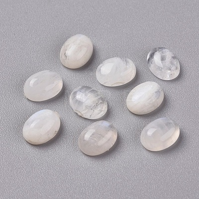 Natural Rainbow Moonstone Cabochons G-L540-B-01-1