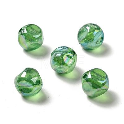 Transparent Acrylic Beads OACR-A013-02-1