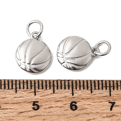 Sports Brass Charms KK-A289-04D-P-1