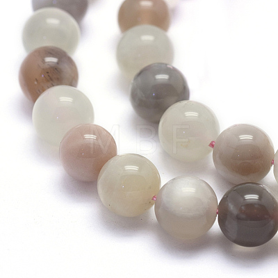 Natural Sunstone Beads Strands G-K224-02-8mm-1