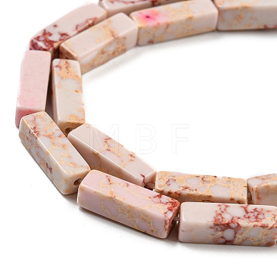 Synthetic Imperial Jasper Dyed Beads Strands G-D077-C01-05-1