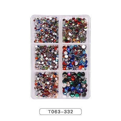 Glass Flat Back Rhinestone MRMJ-T063-332-1