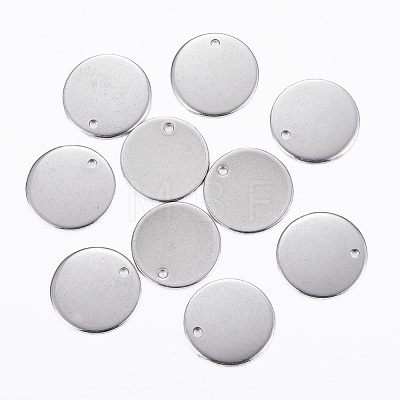 Tarnish Resistant 201 Stainless Steel Stamping Blank Tag Pendants STAS-H396-B-05P-1