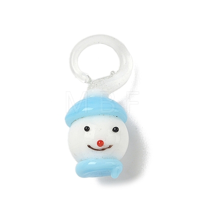 Christmas Handmade Lampwork Pendants LS-LAMP-L081-01C-1