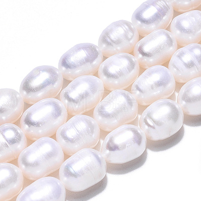 Natural Cultured Freshwater Pearl Beads Strands PEAR-N012-07Q-1