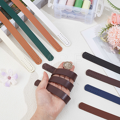 18Pcs 9 Colors PU Leather Bag Handles DIY-CL0001-77-1