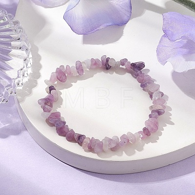 Natural Lepidolite Beads Kids Bracelets BJEW-JB10611-05-1