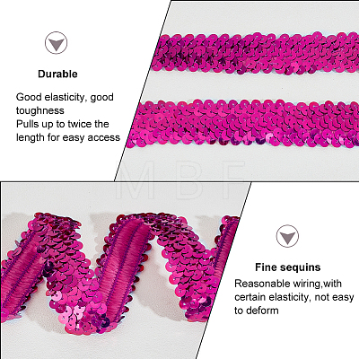 Plastic Paillette Elastic Beads PVC-OC0001-01H-1