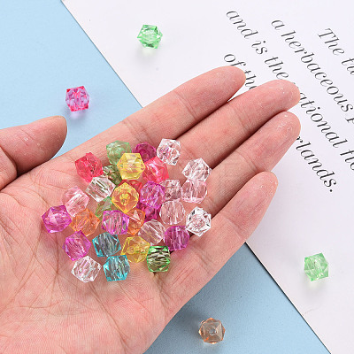 Transparent Acrylic Beads TACR-Q259-10mm-V-01-1