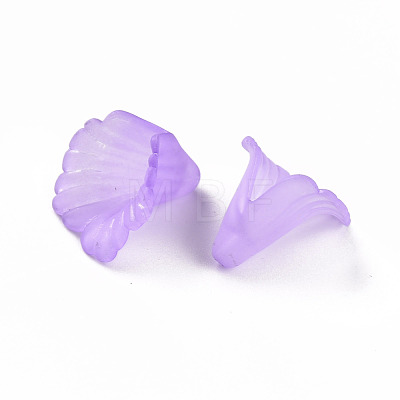 Transparent Acrylic Bead Caps PL551-C08-1