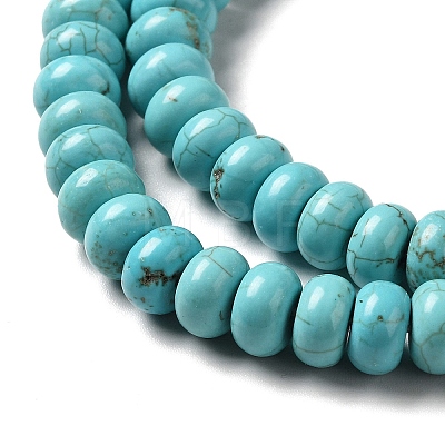 Natural Howlite Beads Strands G-C025-09A-1