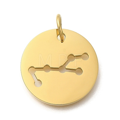 Ion Plating(IP) 304 Stainless Steel Pendants STAS-M074-02B-G-1