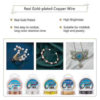 Round Craft Copper Wire CWIR-BC0001-0.8mm-B-1