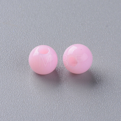 Opaque Acrylic Beads MACR-S370-C6mm-A01-1