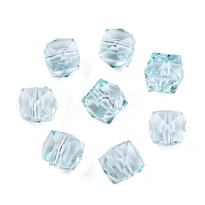 Transparent Acrylic Beads TACR-Q259-10mm-V38-1