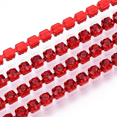 Electrophoresis Iron Rhinestone Strass Chains CHC-Q009-SS6.5-B07-1