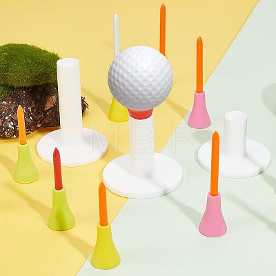 CHGCRAFT 12Pcs Two-tone Plastic Golf Double Tees AJEW-CA0001-62-1