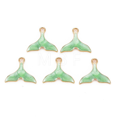 Alloy Enamel Pendants ENAM-S121-060F-1