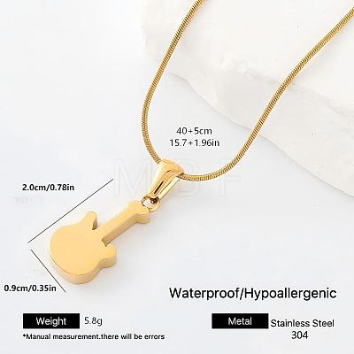 304 Stainless Steel Pendant Necklaces WL9632-4-1