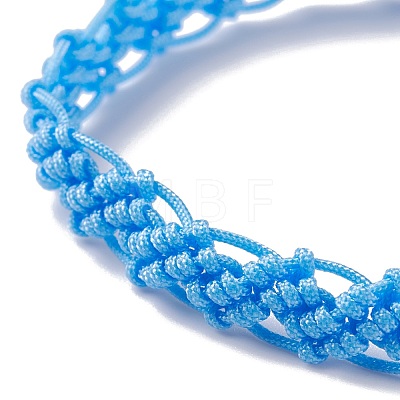 Nylon Thread Braided Cord Bracelet BJEW-JB07412-02-1