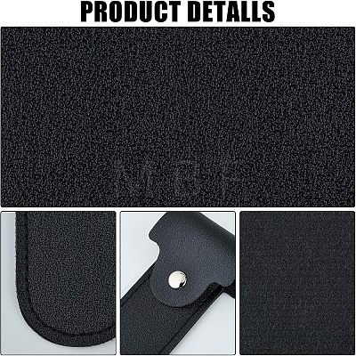 4Pcs PU Leather Razor Sheath AJEW-FH0002-72A-1