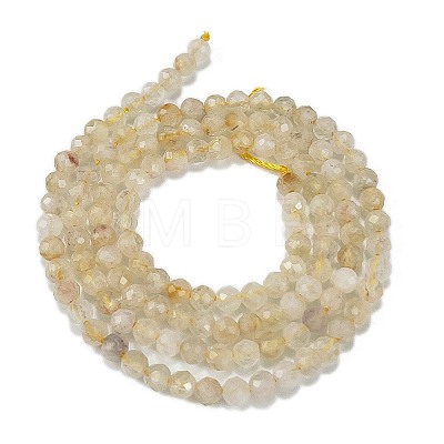 Natural Citrine Beads Strands X-G-H002-A01-01-1